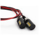 0.6 WATTS - 12 or 24 volts - CAR LED SIGNAL Light - white - D12*25mm - LSD-3LX - AZLED